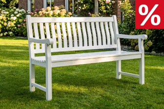 gartenbank wetterfest windsor aus teakholz ergonomisch geformte